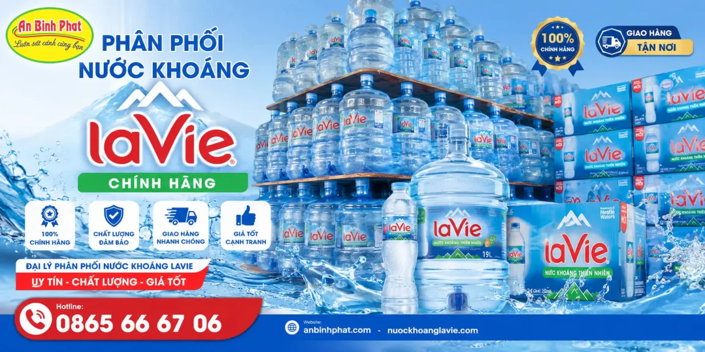 An Bình Phát: Nhà phân phối nước LaVie chính hãng tại TPHCM
