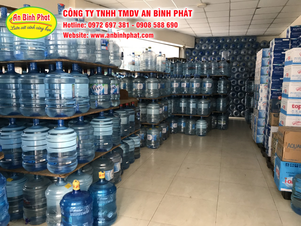 Đại lý đổi nước, giao nước uống quận 3 gần đây - An Bình Phát