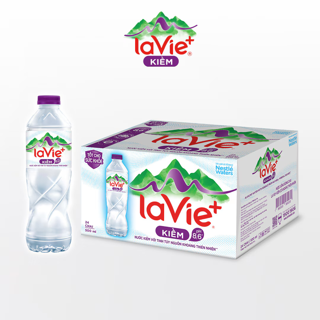 nước LAVIE+ KIỀM 500ml