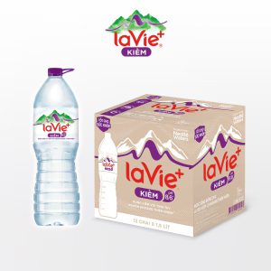 Nước LaVie+ Kiềm chai lớn 1.5L (Thùng 12 chai)